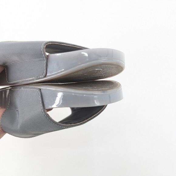 Steve Madden Grey Maddie Platform Flat Slip-On Sandals Size 7 - Picture 7 of 7